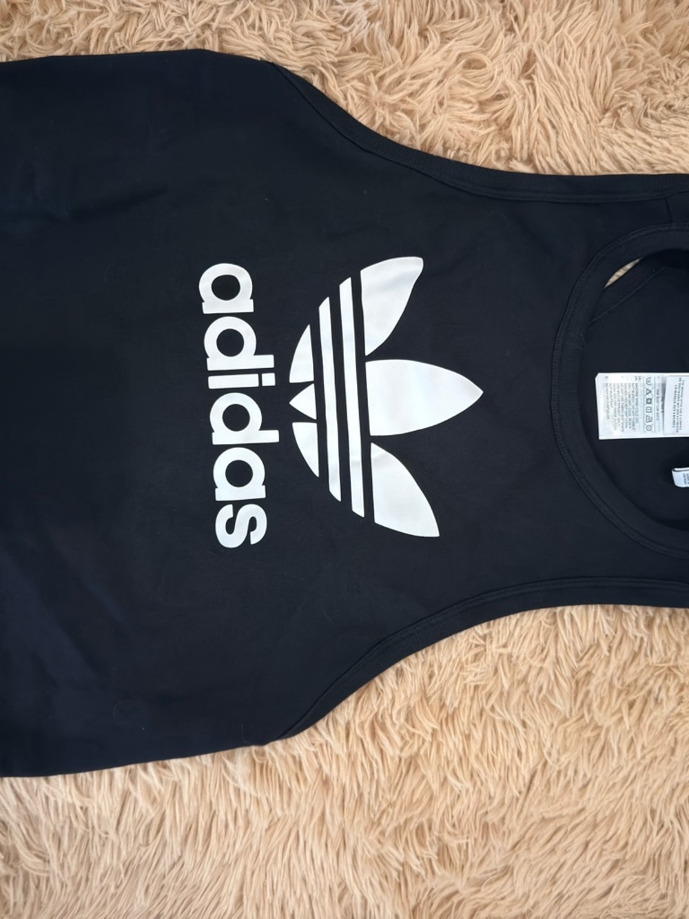 Adidas Black Logo tank